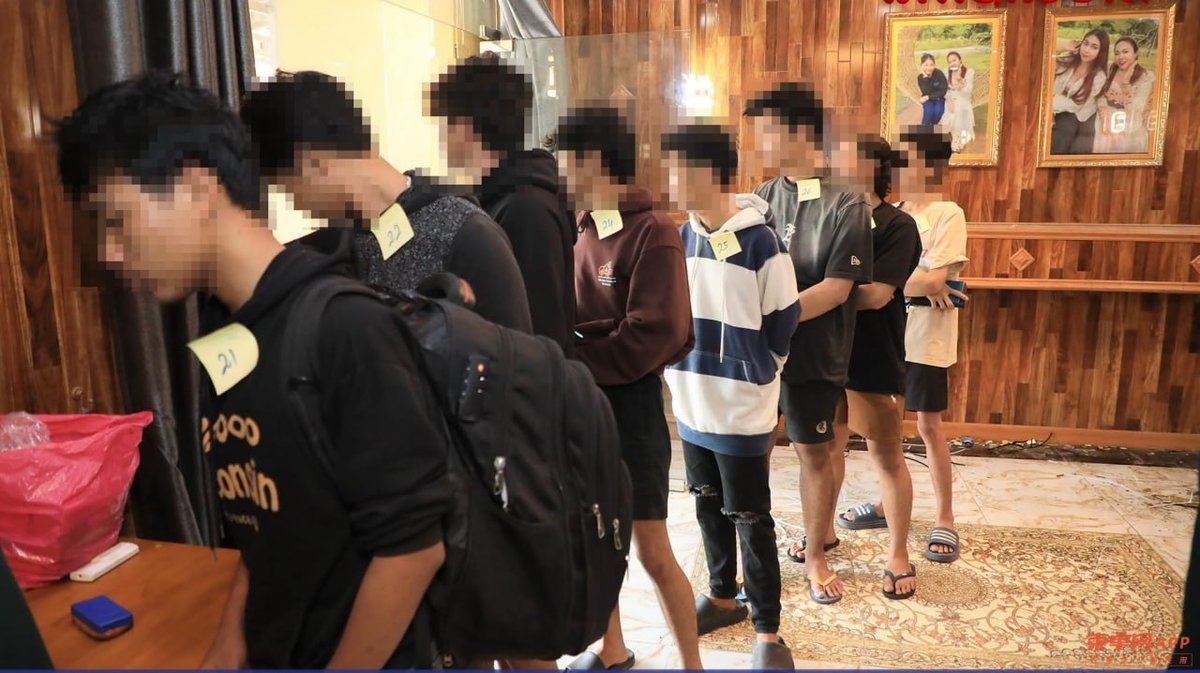 波贝市突查4处场所 1处涉诈被查封27人被带走