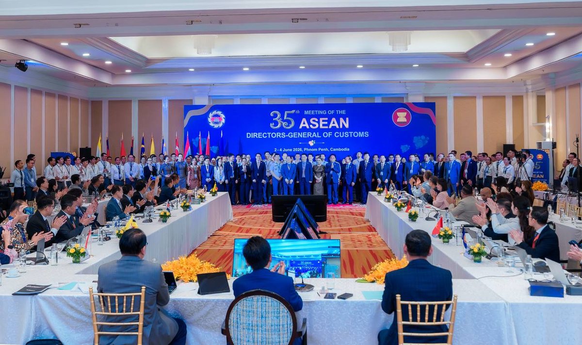 第35届东盟海关总署长会议在金边举行 聚焦区域通关便利化