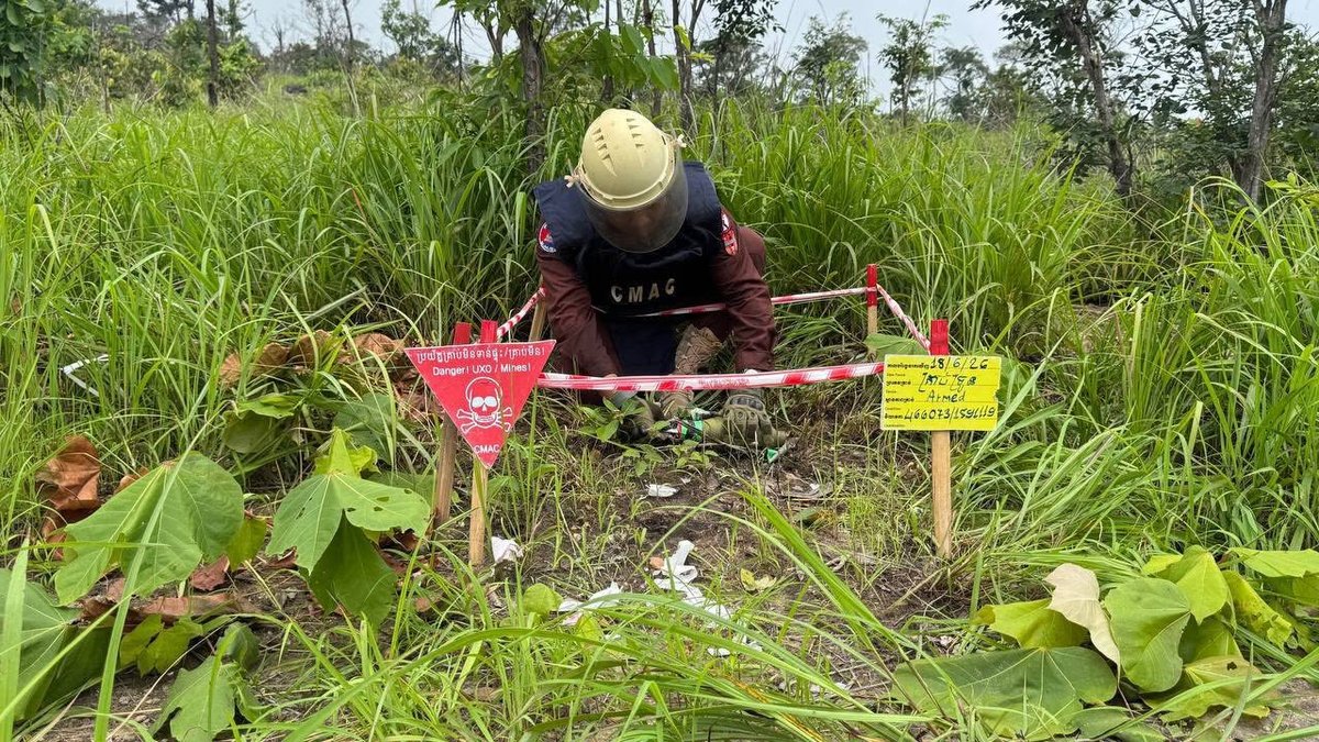 CMAC在柏威夏寺成功销毁一枚遗留自杀式无人机