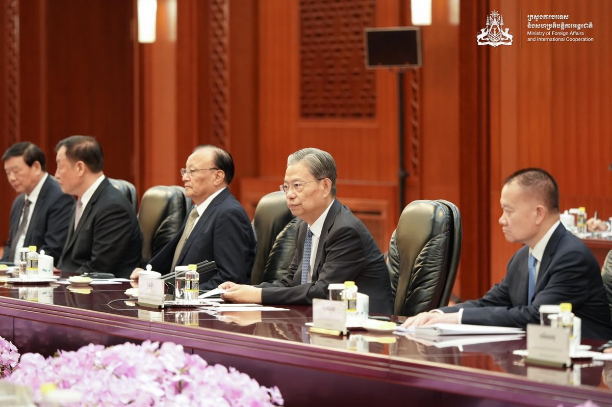 洪森在北京会见赵乐际 深化柬中立法机构友好合作