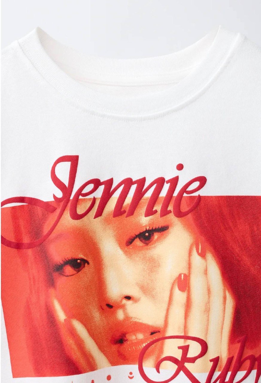 Zara柬埔寨Jennie同款T恤上新 售价69900瑞尔