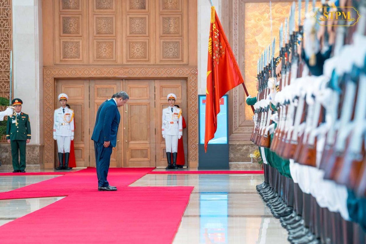 洪玛奈出席越南官方欢迎仪式 开启双边访问行程