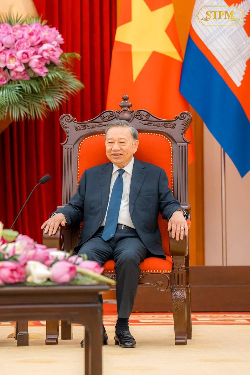 洪玛奈会见越南国家主席苏林 探讨双边合作与经贸关系