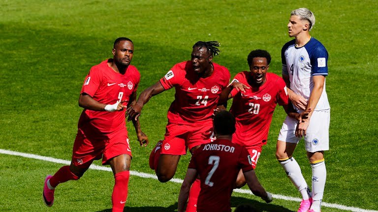 FIFA世界杯2026小组赛 加拿大1比1战平波斯尼亚