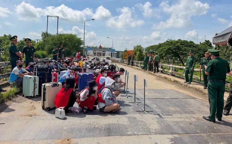 98名越南籍涉案人员因网络诈骗被柬埔寨遣返