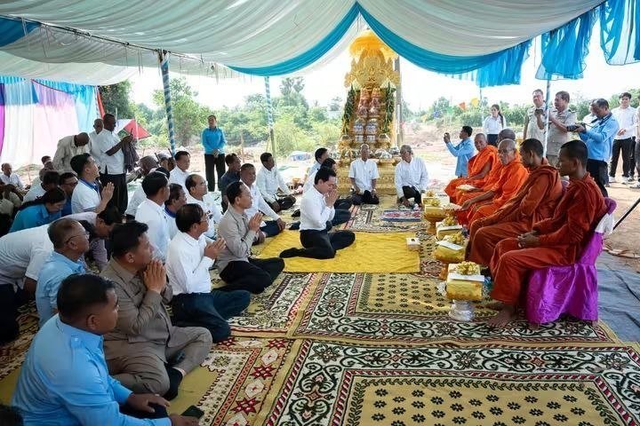 巴朗县斯登森河钢桥动工 建成后将便利民众出行
