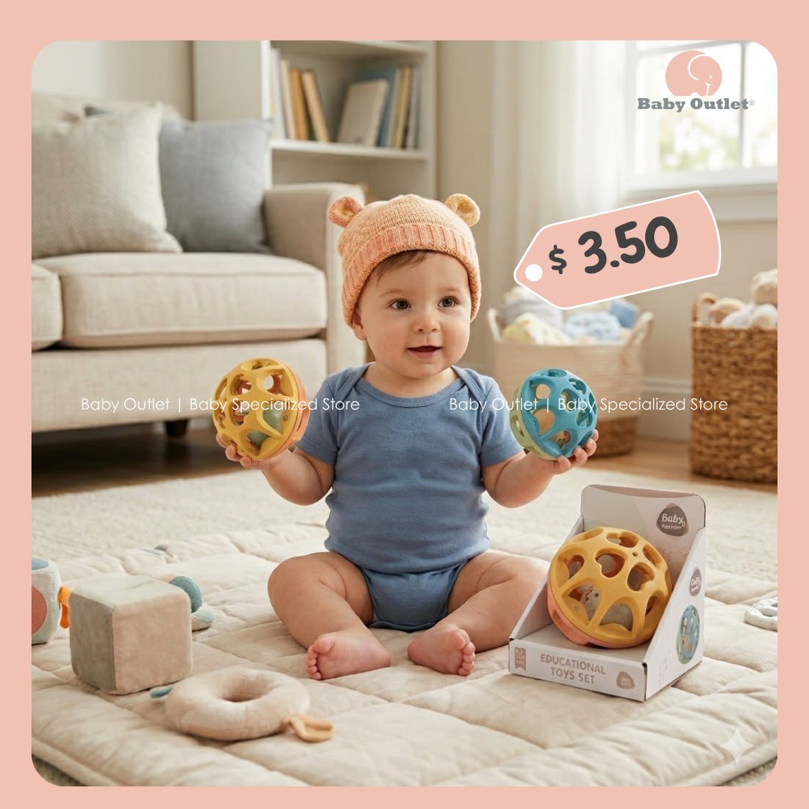 BabyOutlet新款戏水玩具到货 材质安全 14家门店同