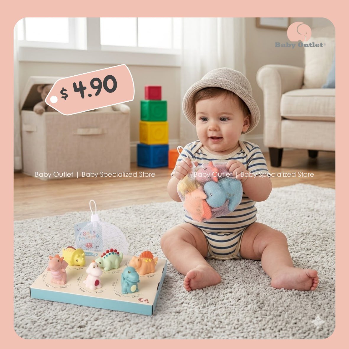 BabyOutlet新款戏水玩具到货 材质安全 14家门店同