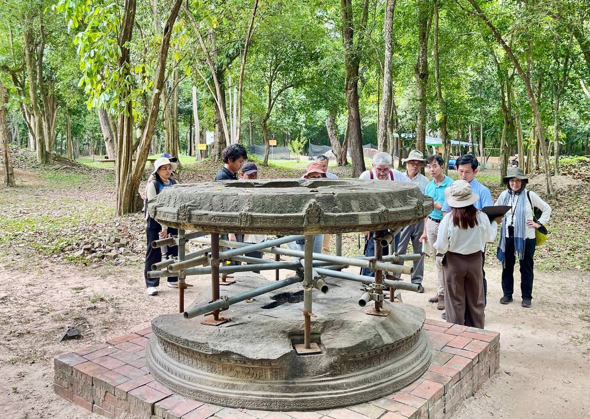 ICC吴哥三波坡雷古委员会考察遗址 筹备第42次技术会议