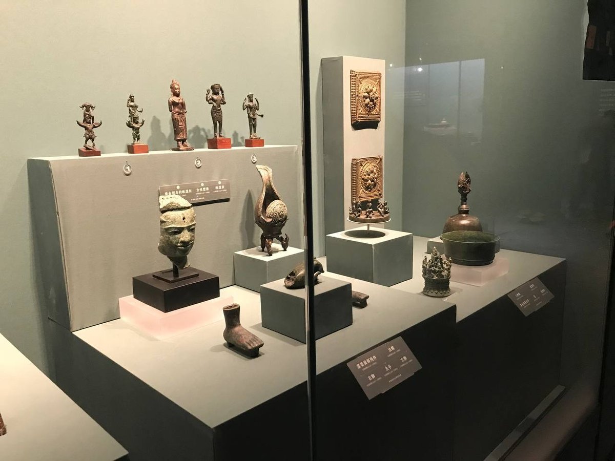 柬埔寨古文物展在山西博物馆开幕 为期4个月