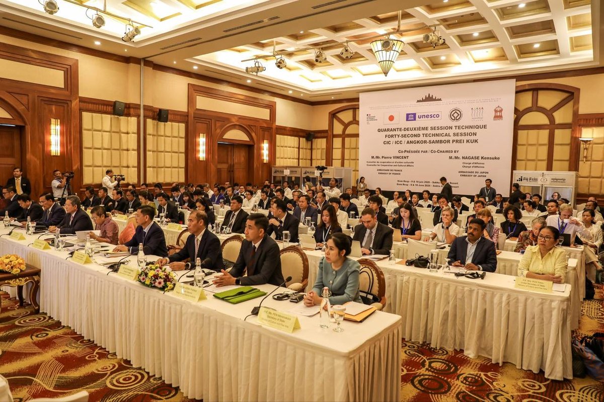 吴哥与三波坡雷古国际协调委员会第42次技术会议在暹粒召开