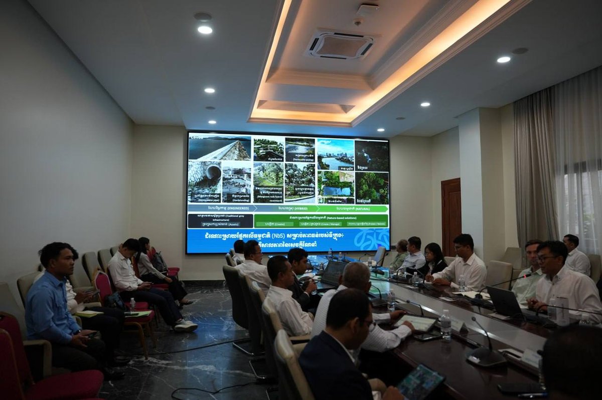 国土规划建设部推动金边自然解决方案 提升城市绿化韧性
