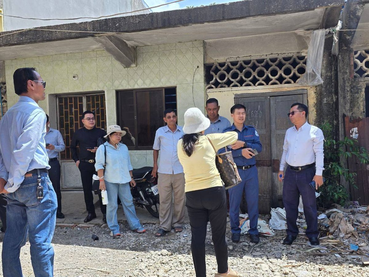 国土规划建设部调研暹粒马德望临时安置点 推进住房改造