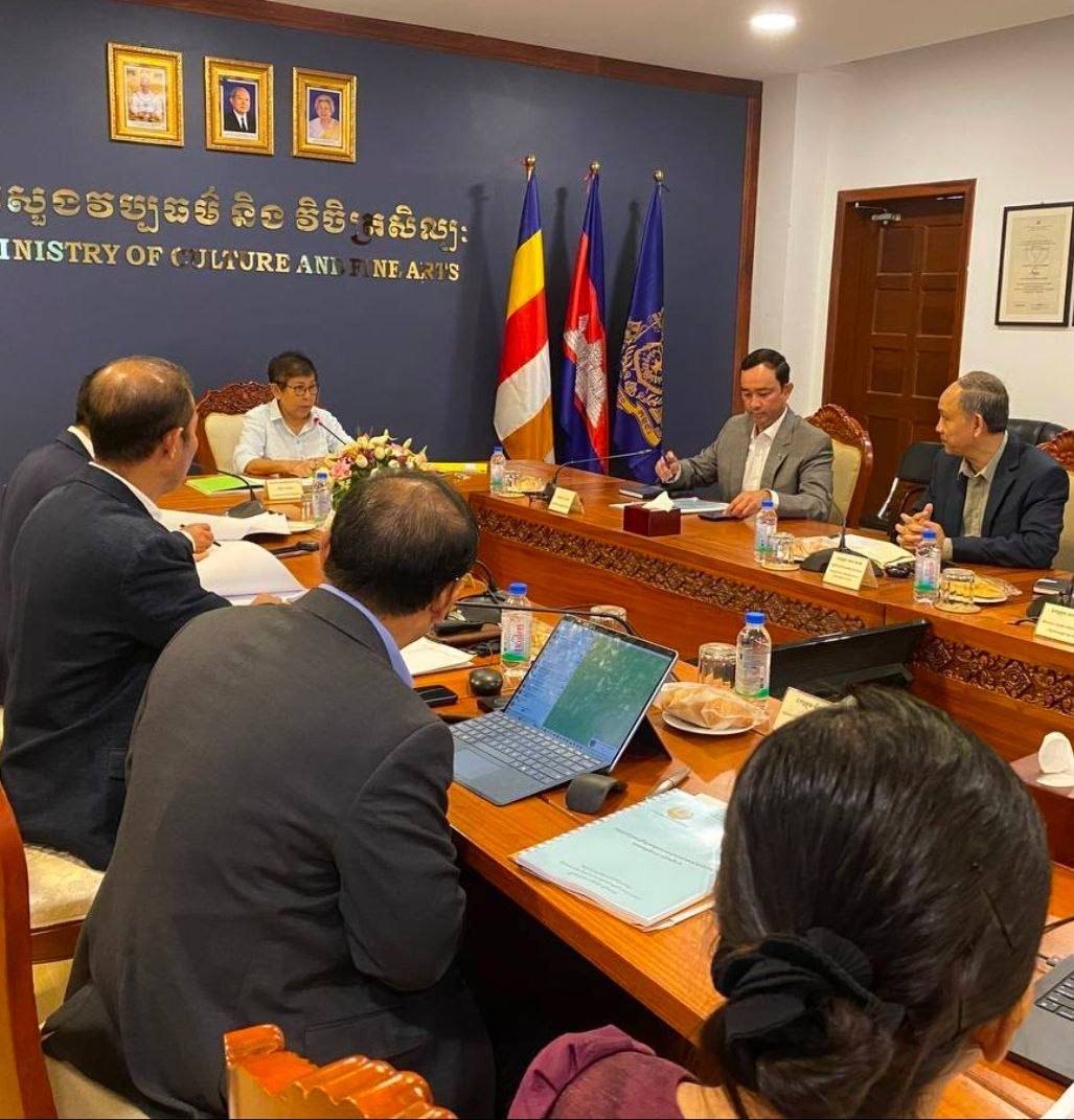 国土规划部出席三波坡雷古国家管理局会议 协调遗址保护规划