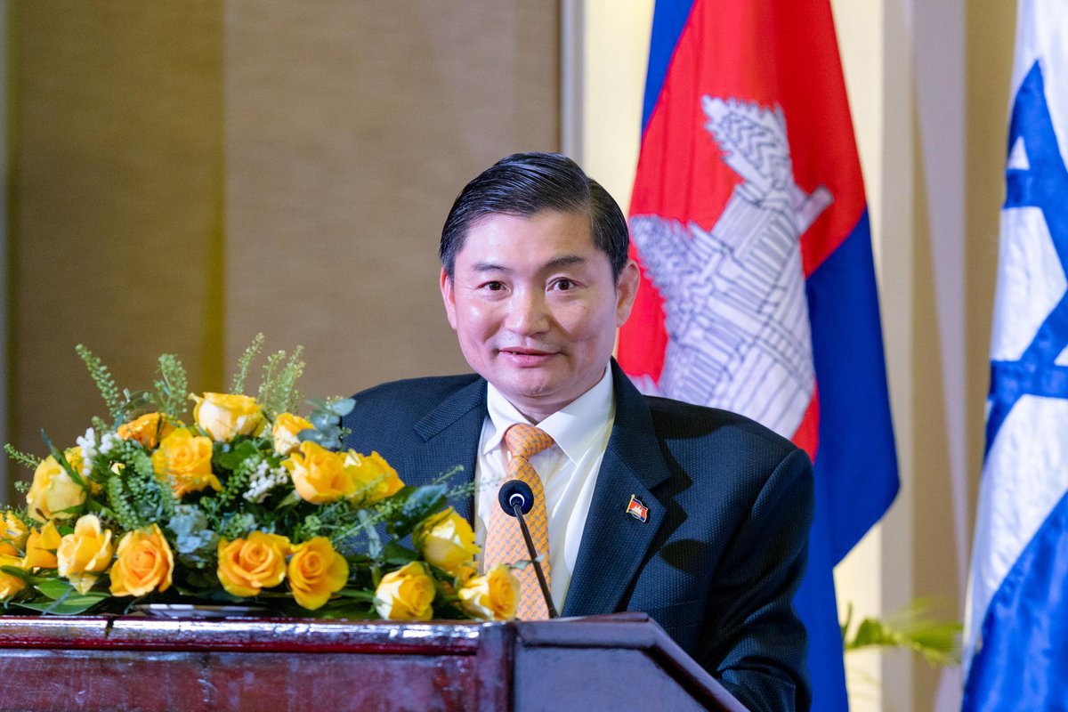 柬以签署劳工协议 兴索出席以色列国庆招待会