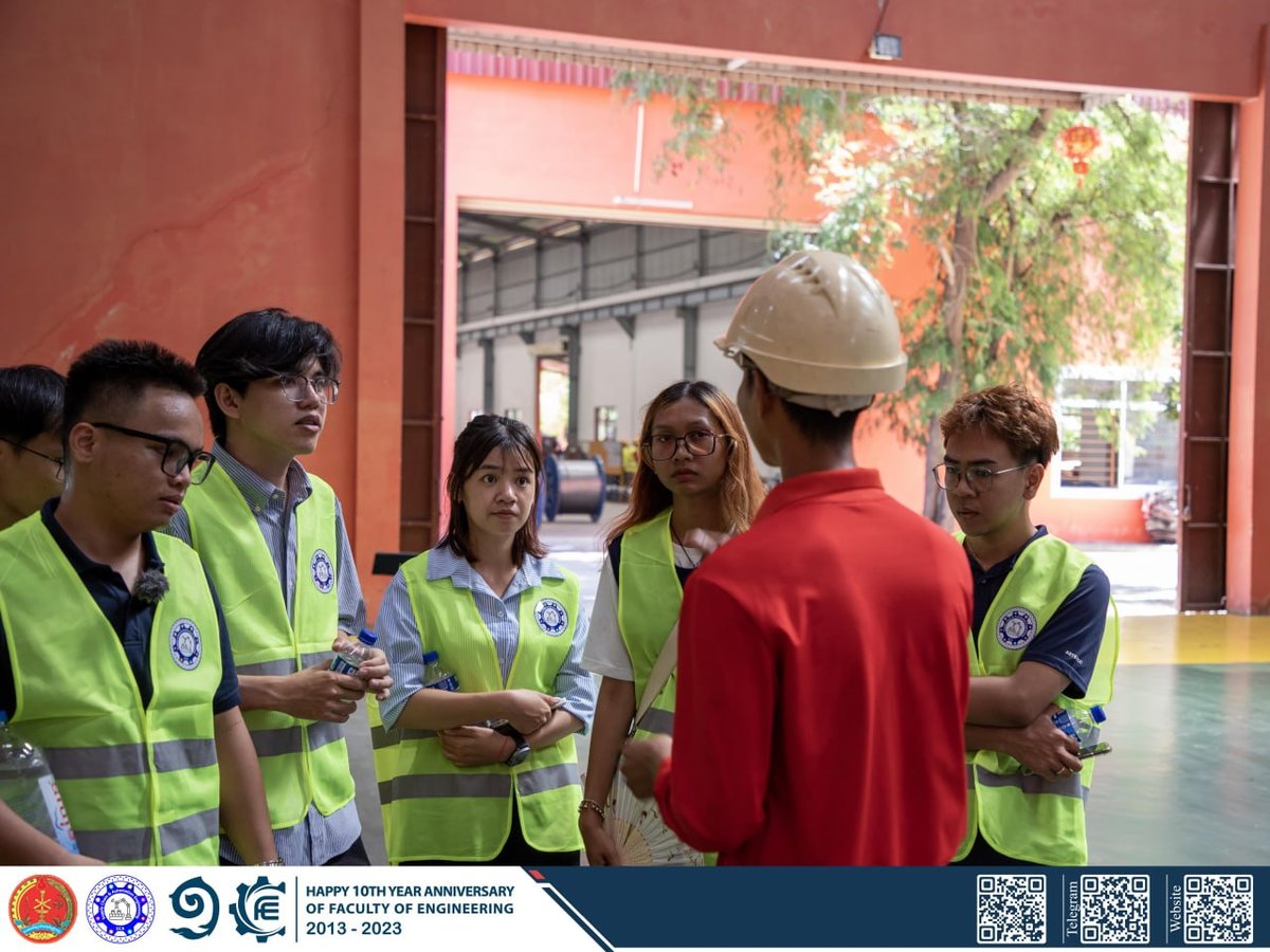 皇家金边大学学生参访Vong Chan公司 学习电缆生产流程