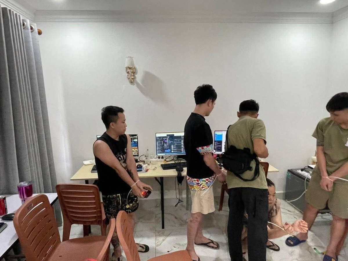 巴域市突查出租屋 抓获73名中越柬涉诈嫌犯