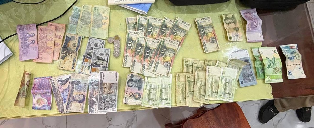 金边贡武区警方突击查处涉诈窝点 4名中国人被捕