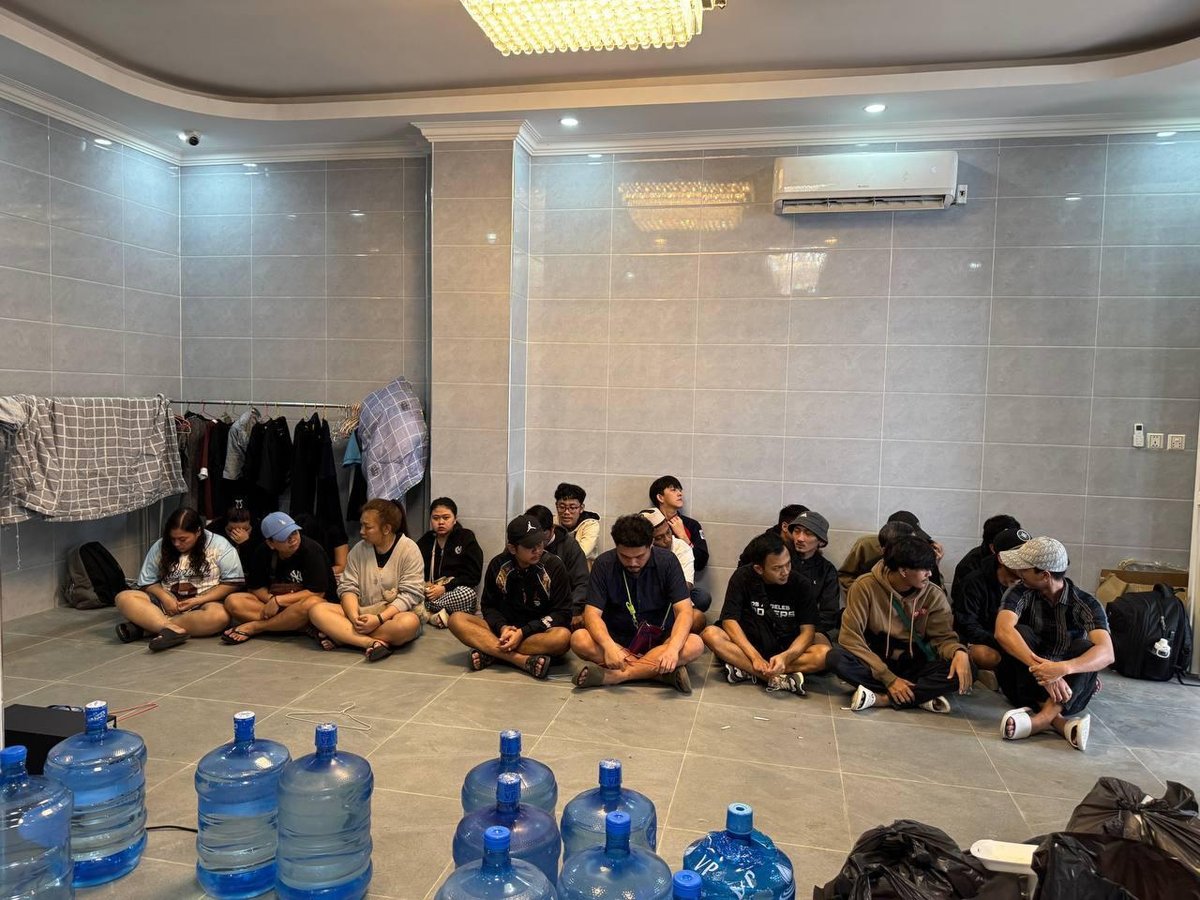 波贝突查涉诈4层大楼 22名印尼籍嫌犯被捕