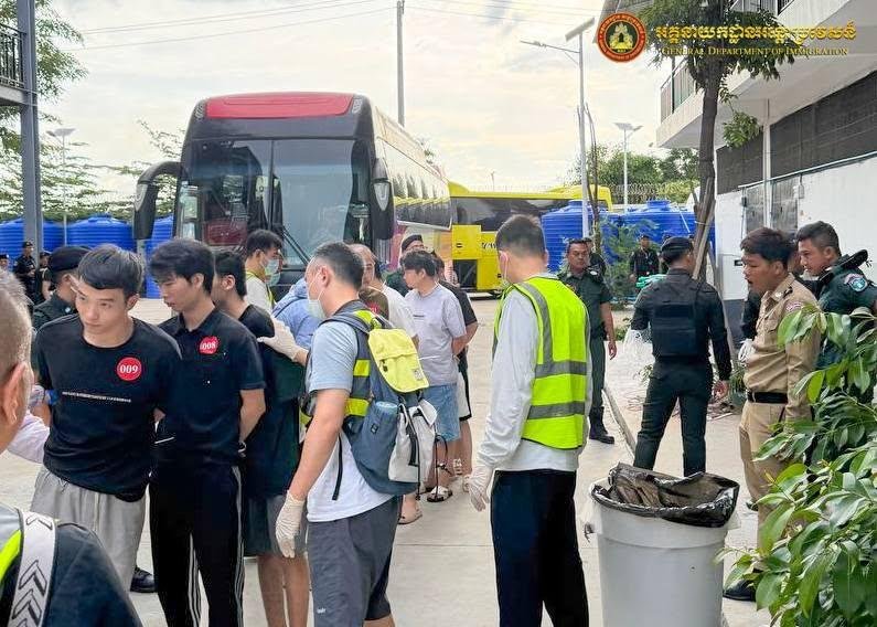 479名涉嫌网诈中国人被遣返 暹粒金边两地同步执行