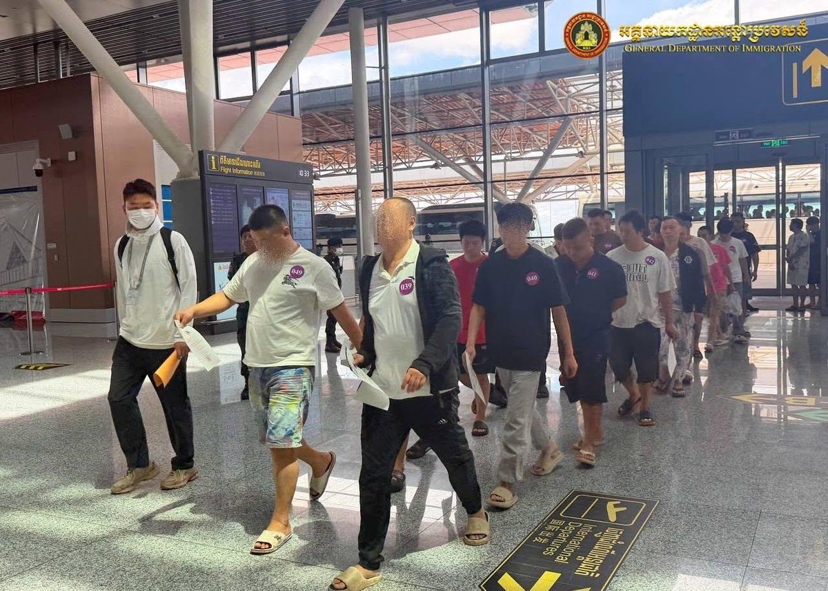 479名涉嫌网诈中国人被遣返 暹粒金边两地同步执行