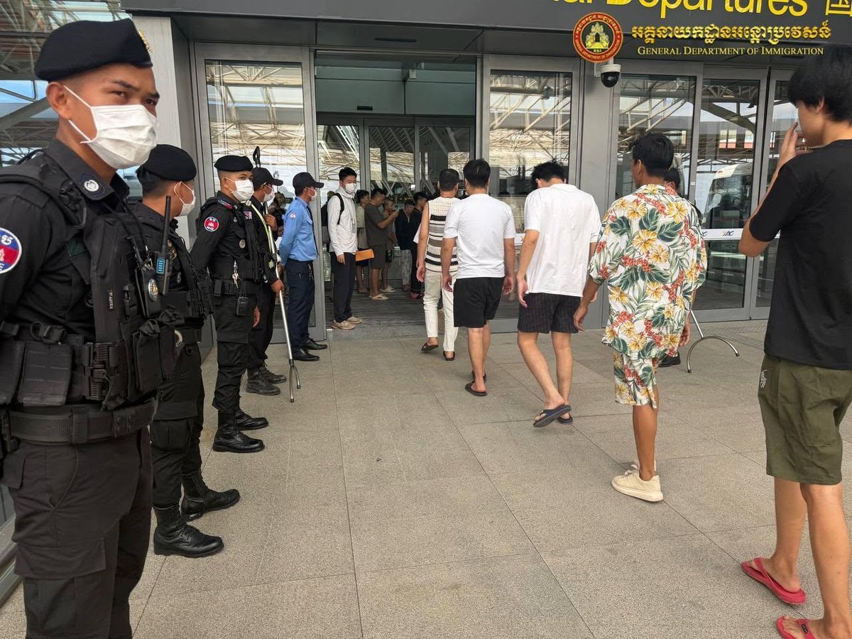 479名涉嫌网诈中国人被遣返 暹粒金边两地同步执行