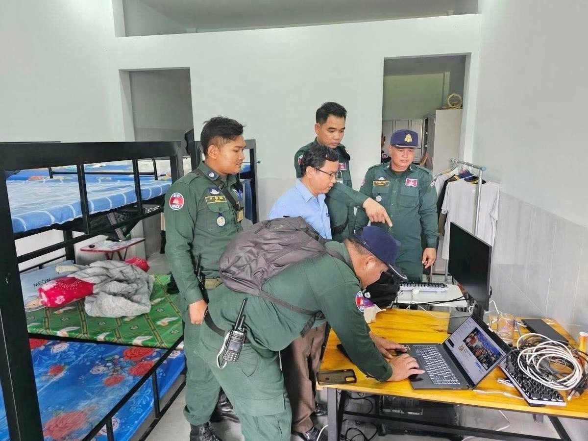 柴桢省突袭网诈窝点 13名越南籍嫌犯被捕
