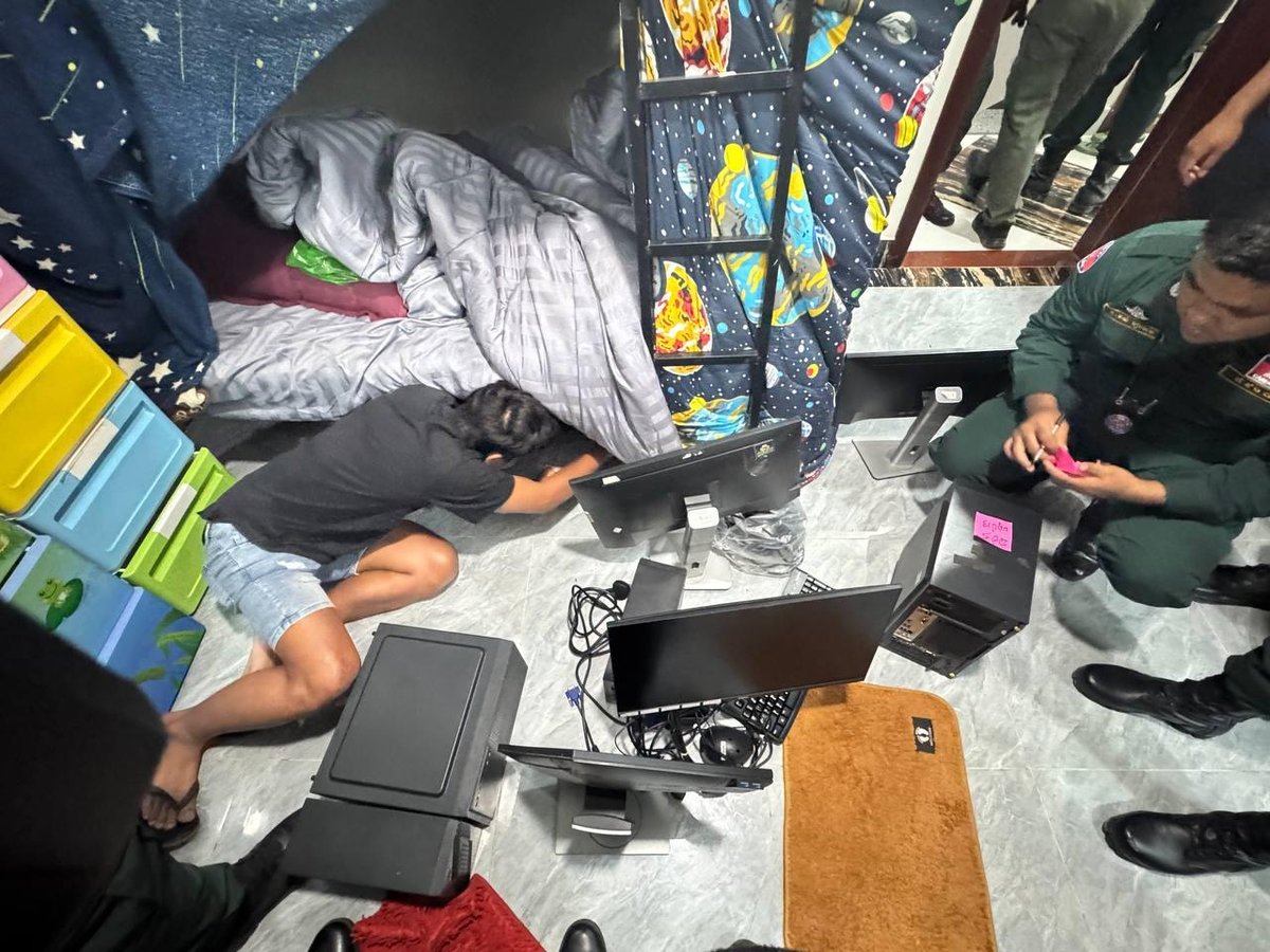 波贝警方突袭涉诈公寓 抓获92名非法外籍人员