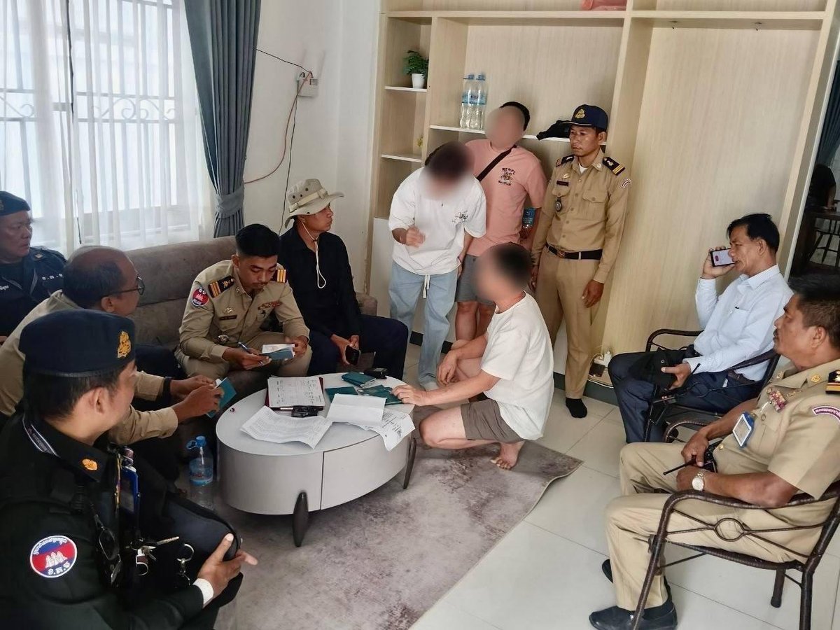金边排查88处涉诈高危场所 首轮未发现网诈窝点