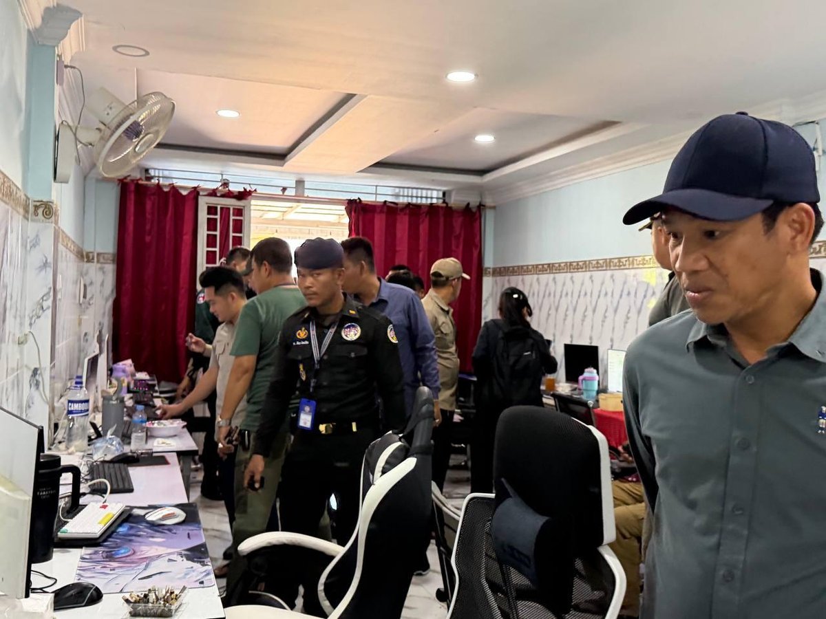 波贝警方突袭诈骗窝点 查获15名泰籍嫌犯及作案设备