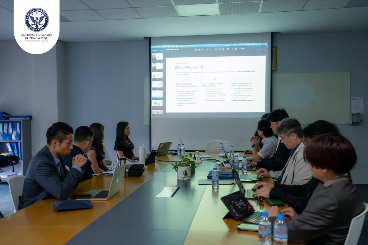 金边美国大学(AUPP)近日举办日本IT企业交流会，邀请多家