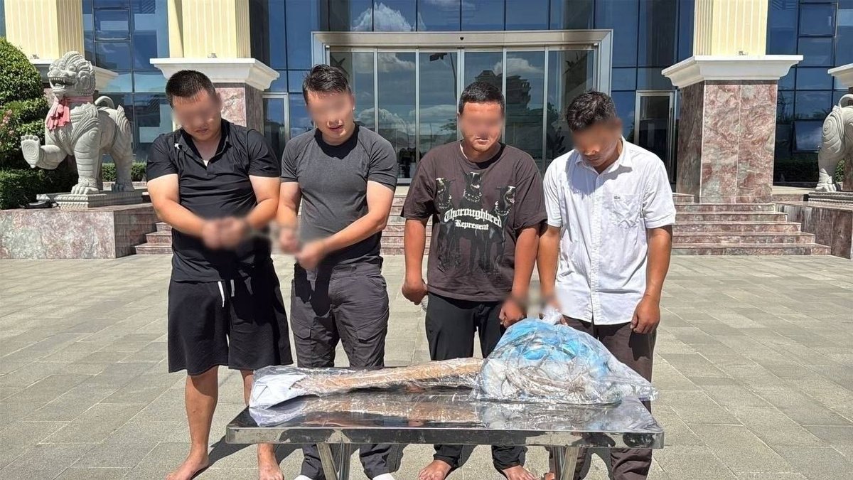 金边警方抓获4名绑架杀人嫌犯 含2名中国籍男子