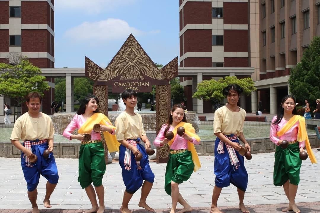在日柬埔寨留学生于立命馆亚洲太平洋大学举办“柬埔寨周”活动,