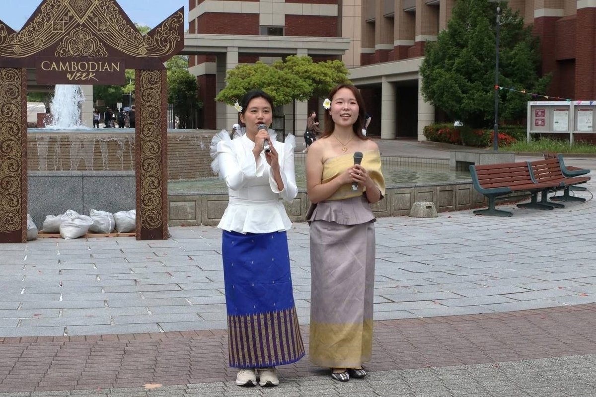 在日柬埔寨留学生于立命馆亚洲太平洋大学举办“柬埔寨周”活动,