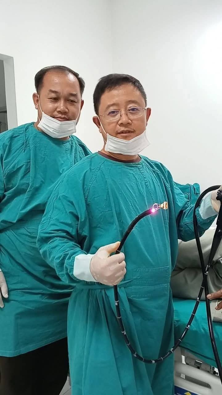 金边某医院成功救治误吞饮料拉环患者 异物已取出