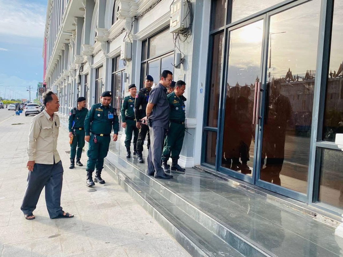 金边鲁西乔区开展大规模行政检查 严打网络诈骗