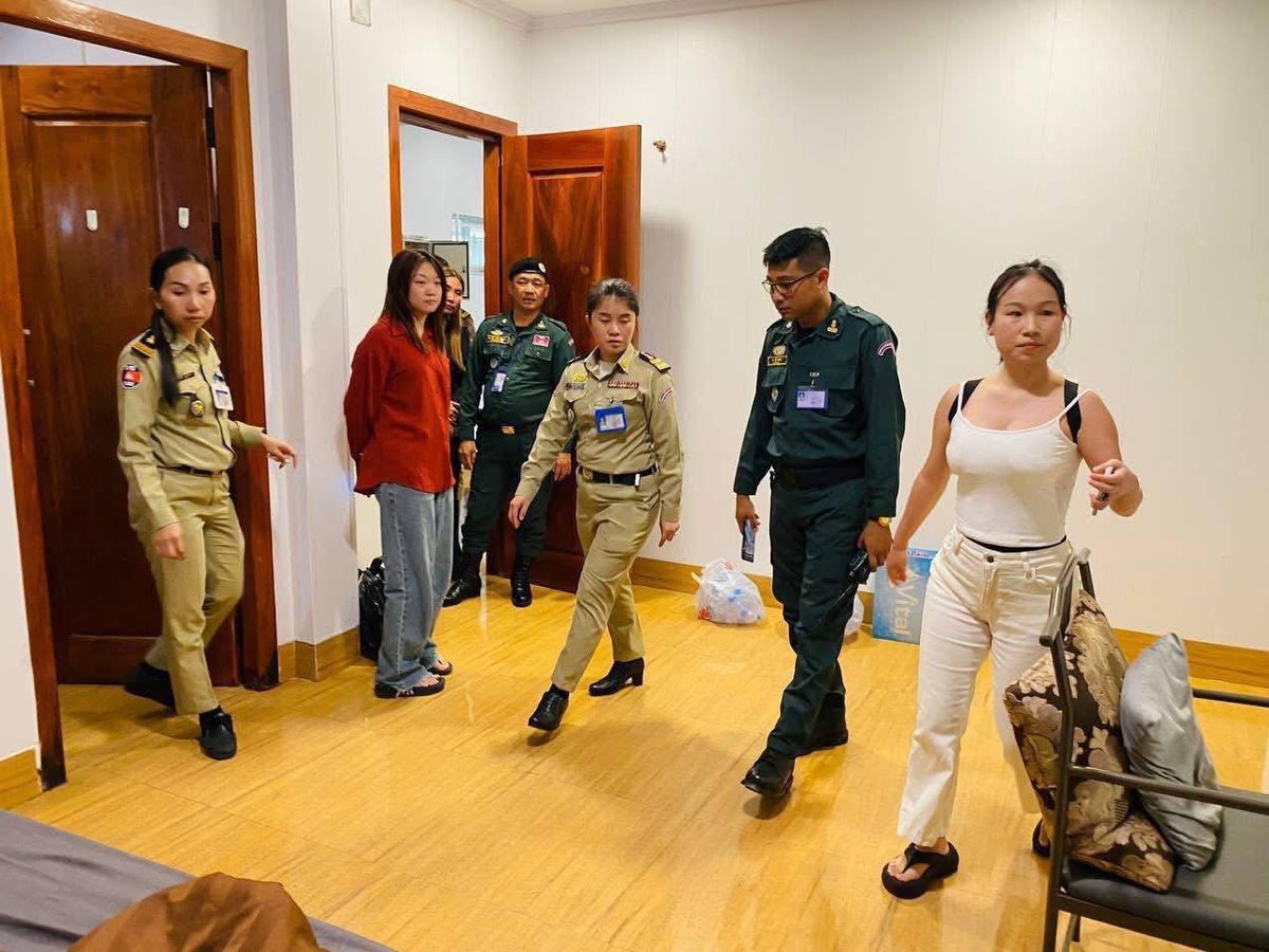 金边鲁西乔区开展大规模行政检查 严打网络诈骗