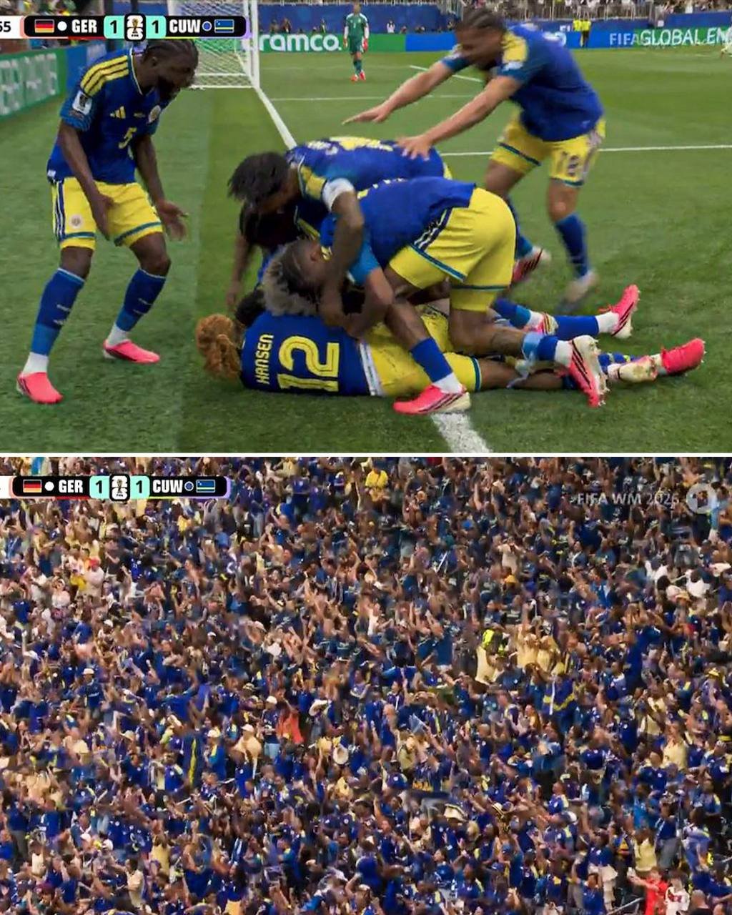 FIFA世界杯库拉索对阵德国 库拉索1比7告负