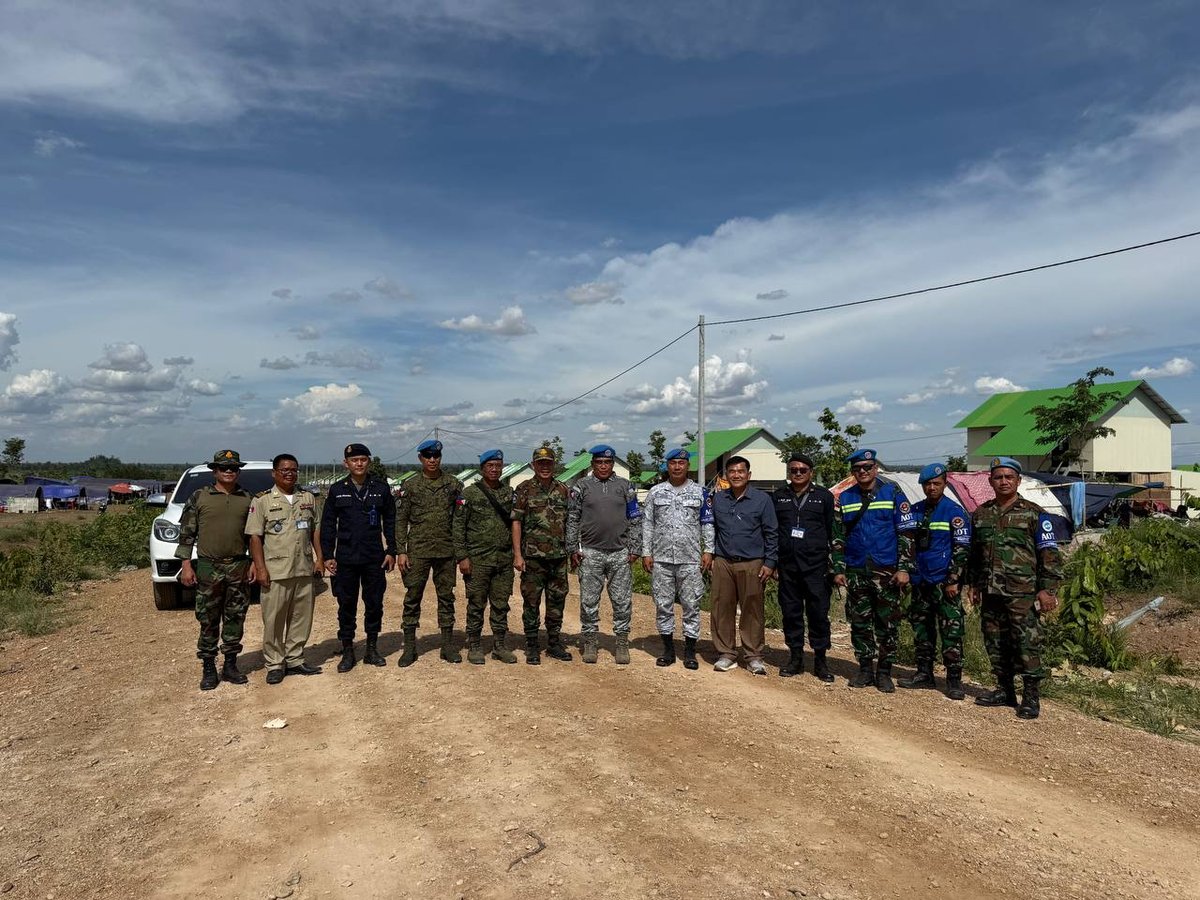 东盟观察员赴奥多棉芷省视察 490户边境居民因泰军驻扎无法返
