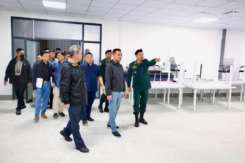 苏速卡视察干拉省打诈成果 强调持续打击电诈犯罪