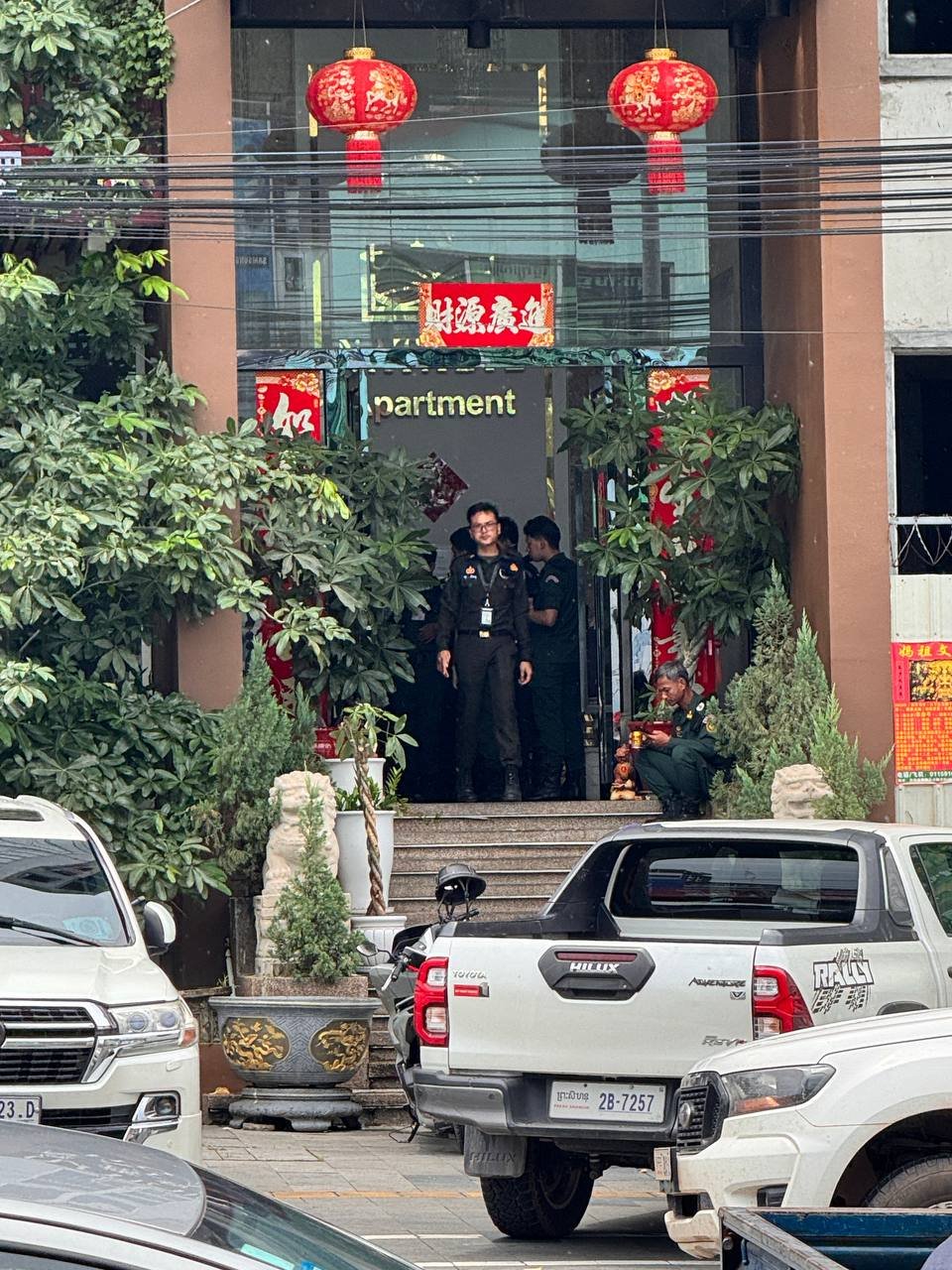 金边独立大道娜塔莉酒店 遭宪兵队突击造访