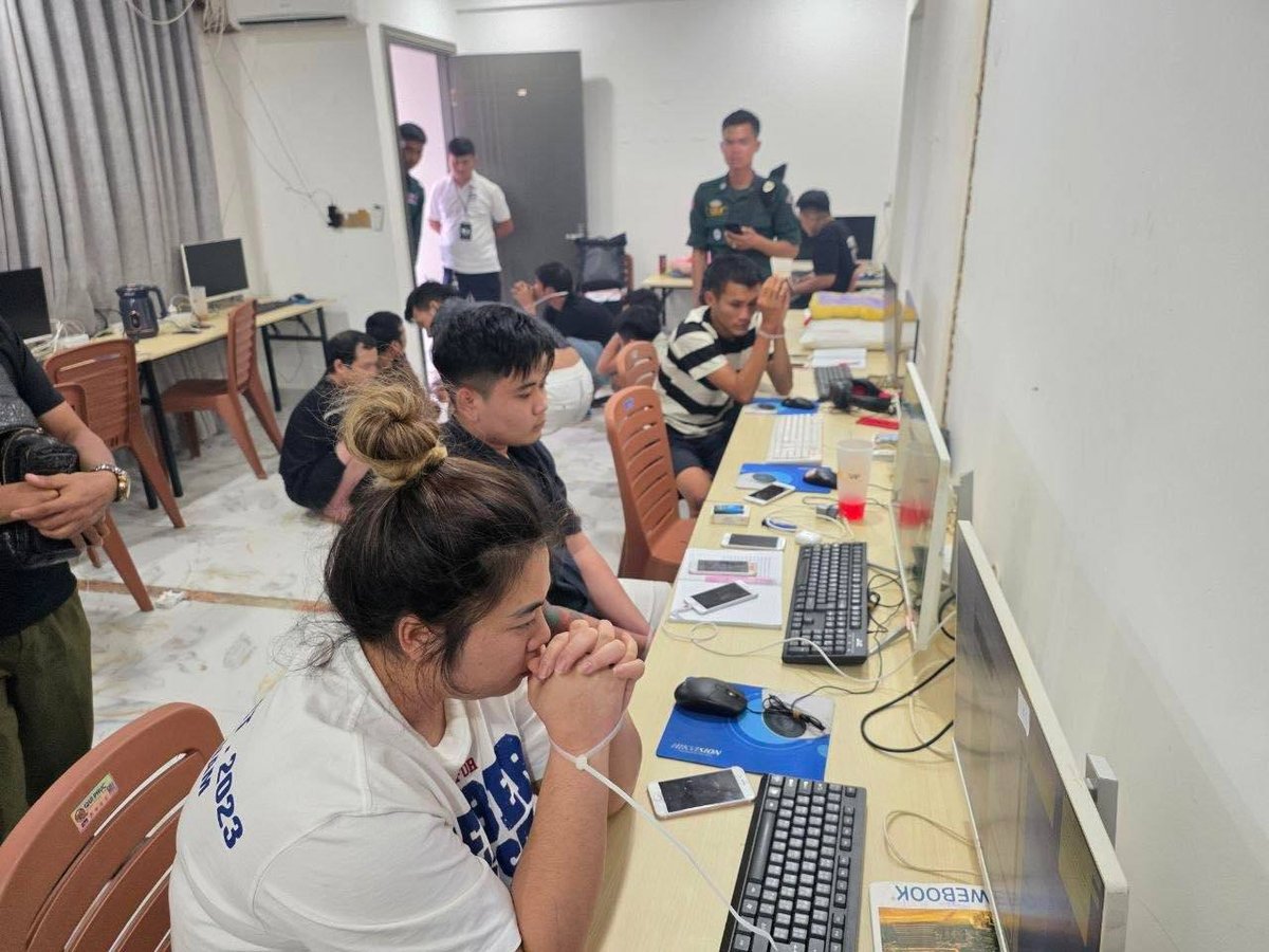柴桢省警方突袭巴域市诈骗窝点 73名嫌疑人被拘留