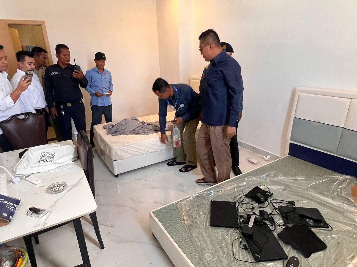 金边新世界小区警方扫诈 3名中国人被捕