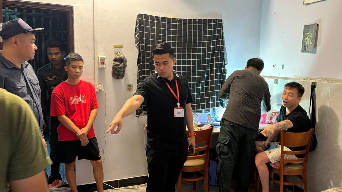 木牌捣毁网诈窝点 11名越南籍嫌疑人被捕