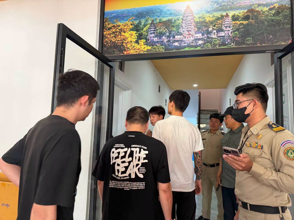 波贝市突击清查4处场所 发现43名外籍人员未涉诈