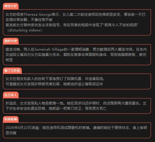 英国网红在迪拜机场被捕 涉嫌谋杀案调查中