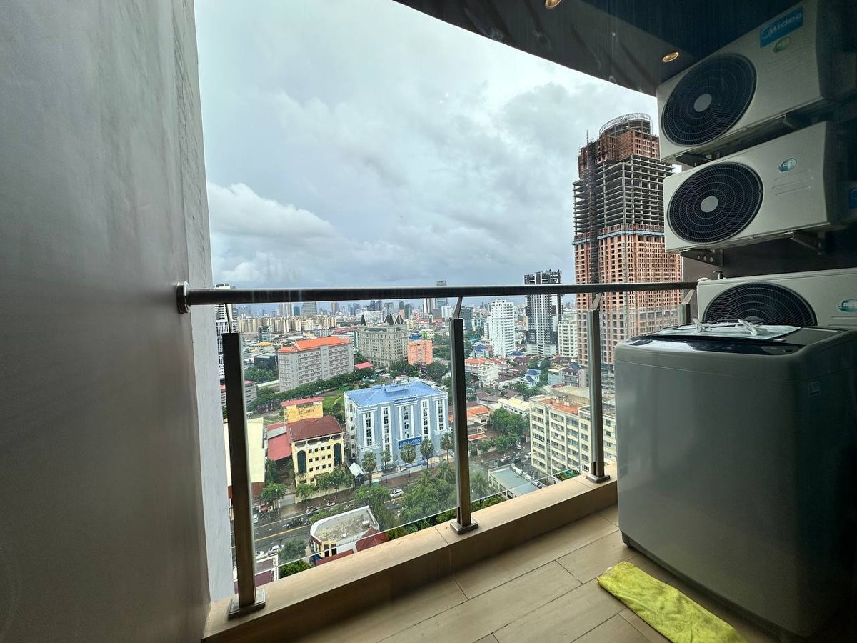 BKK时代广场3两房公寓招租 月租$530含物业 21楼高层