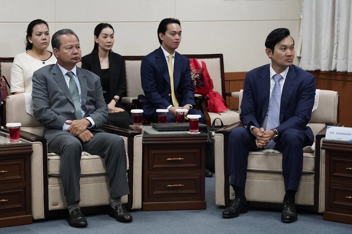 孙占托率团访问韩国Daejoo KC集团 推动在柬扩大投资