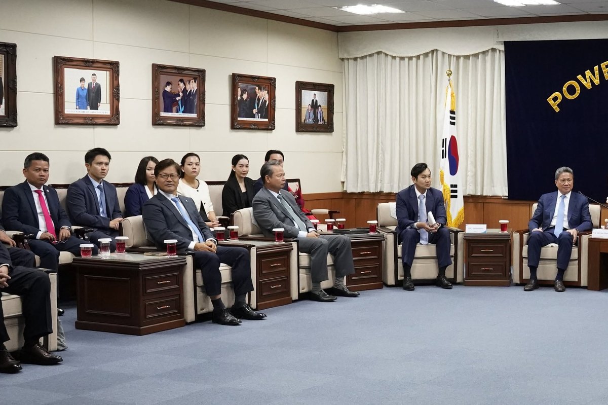 孙占托率团访问韩国Daejoo KC集团 推动在柬扩大投资