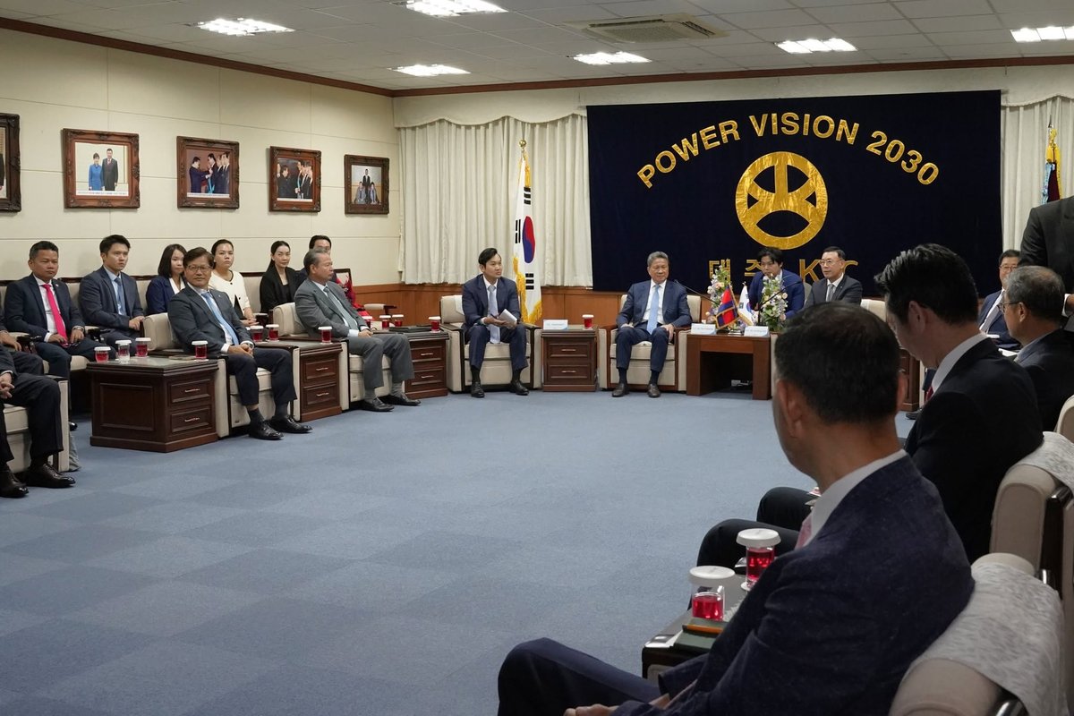 孙占托率团访问韩国Daejoo KC集团 推动在柬扩大投资